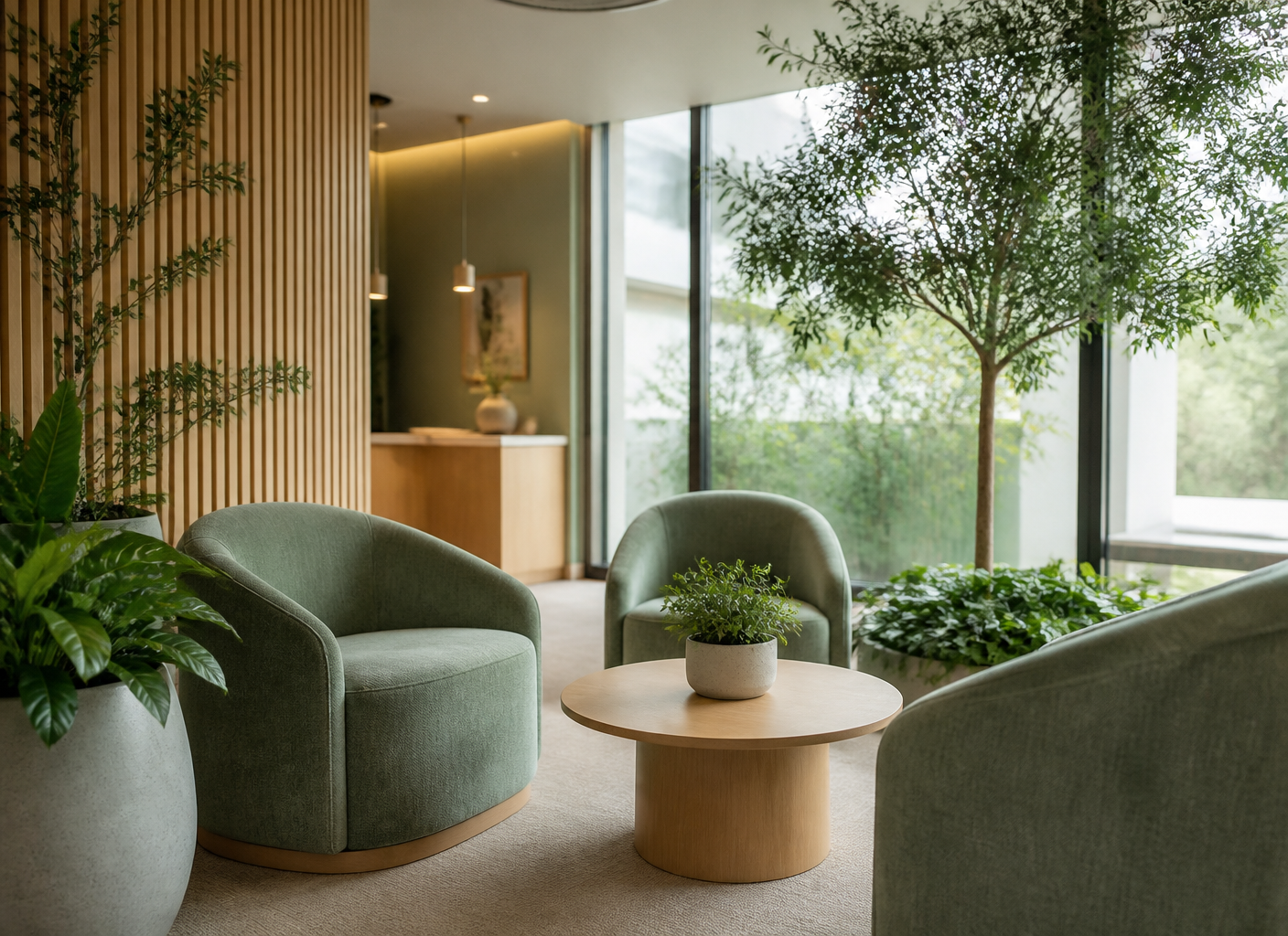 Espace d'accueil Garden Dental Clinic